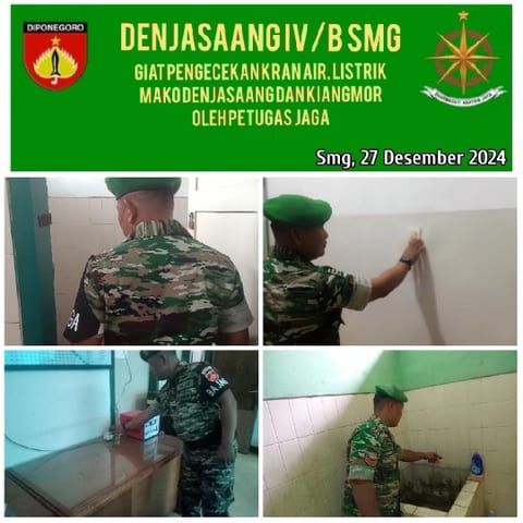 Indonesian Banner and Military Maintenance