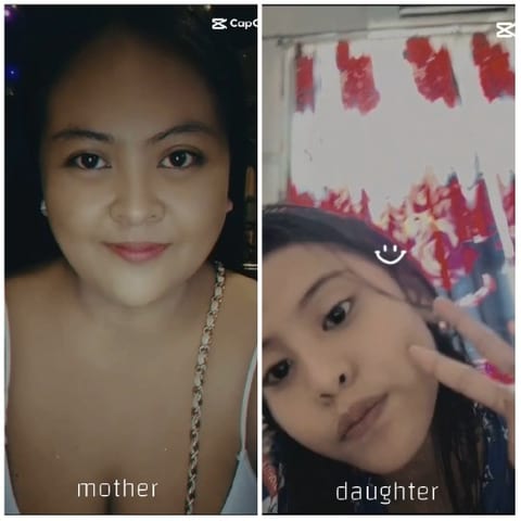 Mother and Daughter Smiles