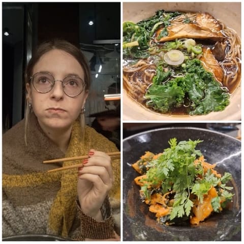 Chopsticks, Ramen, and Fresh Dish