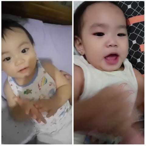 Children Lying Together on Bed