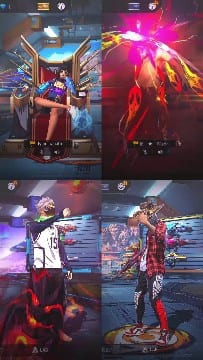 Gaming Characters in Dynamic Poses