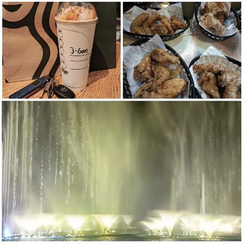 Starbucks Drink and Fried Chicken