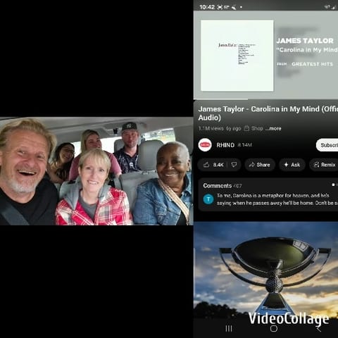 Smiles Inside a Vehicle