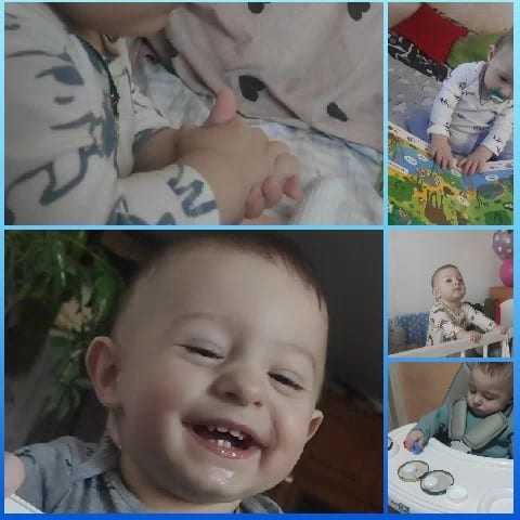 Child Laughing and Playing Joyfully
