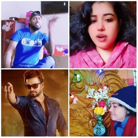 Four Scenes of Different People