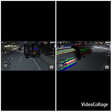 Video Game Scene with Vehicles