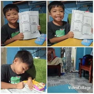 Child Engaged with Workbook