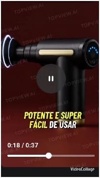 Massage Gun on Red Background