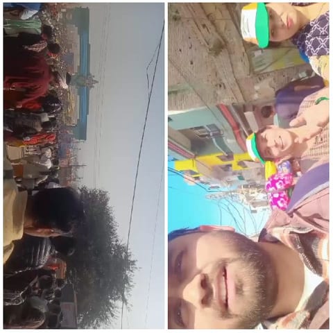 Crowd at Event and Smiling Individuals