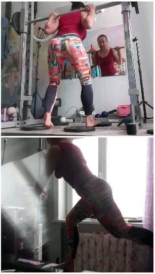 Gym Workout: Squats and Rowing