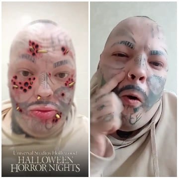 Horror Makeup Transformation