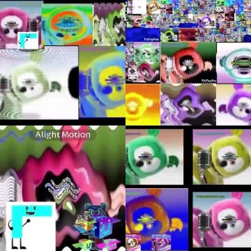 Colorful Distorted Digital Art