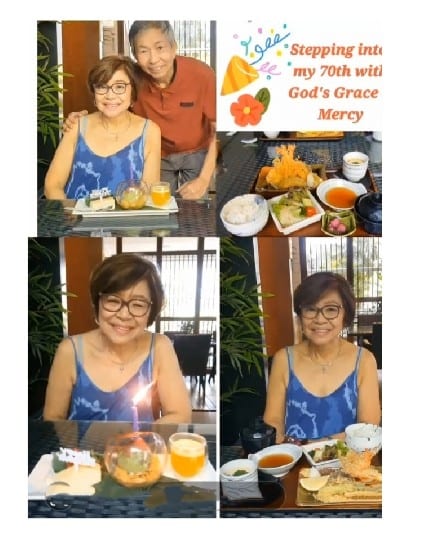 Celebrating 70th Birthday with Grace