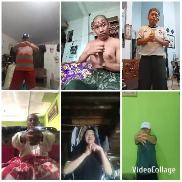 Six Individuals Posing Indoors