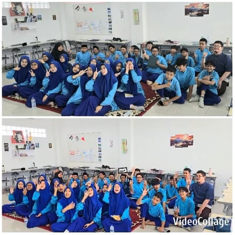 Smiling Schoolchildren in Classroom