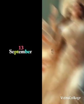 Date and Blurred Motion Snapshot