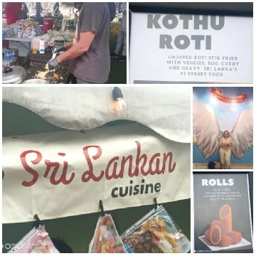 Cooking Stall and Sri Lankan Dishes