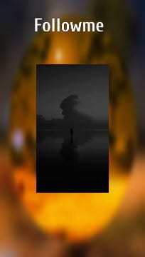 Silhouette by Water Reflection