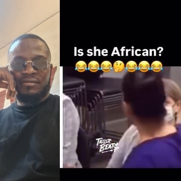 Man in Sunglasses and Blurred Woman