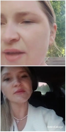 Person Outdoors and Inside Vehicle