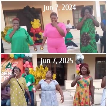 Celebration with Colorful Balloons