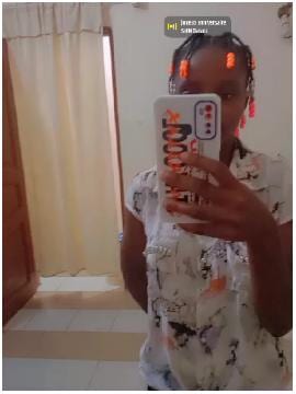 Mirror Selfie with Colorful Accessories