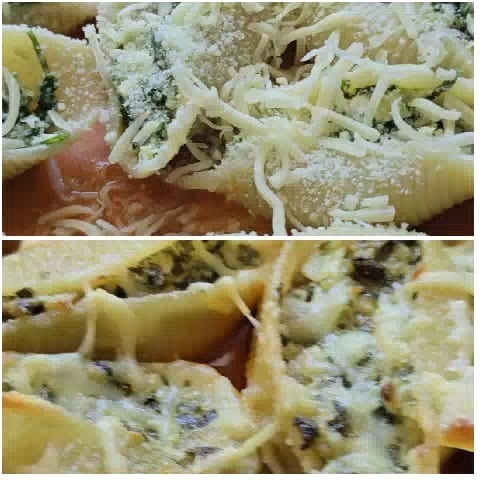 Stuffed Pasta Shells with Cheese