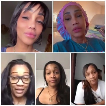 Five Women in Casual Portraits