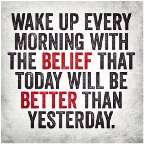 Motivational Text on Light Gray