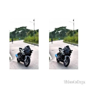 Motorcycle Parked on a Road