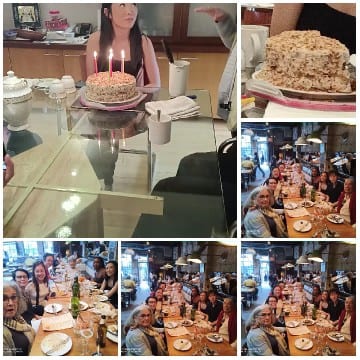 Celebration Dinner with Cake