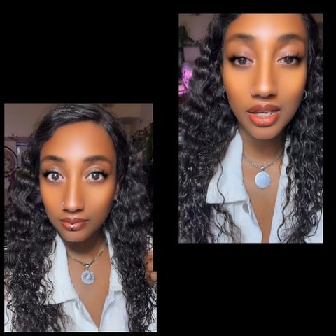 Curly Hair and Indoor Setting