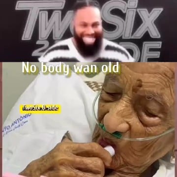Smiling Person and Elderly Individual