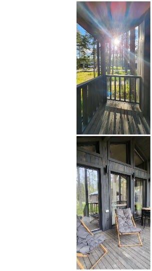 Sunlit Deck and Outdoor Seating