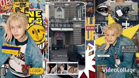 Blonde with Creative Background