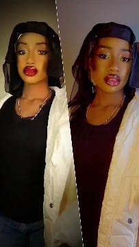 Mirrored Images of One Person