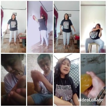 Woman Dancing and Interacting