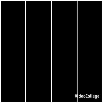 Divided Black and White Rectangle