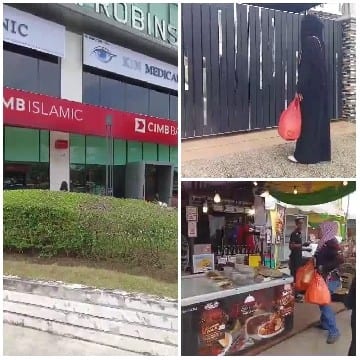 CIMB Islamic Bank and Food Stall