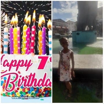 Birthday Card and Young Girl