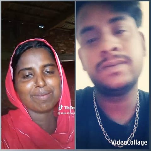 Smiling Woman and Man Together