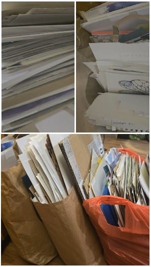 Piles of Paper Documents and Folders