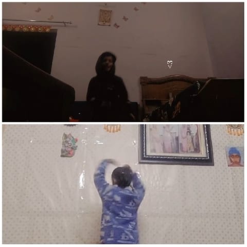 Decorated Room with Wall Hangings