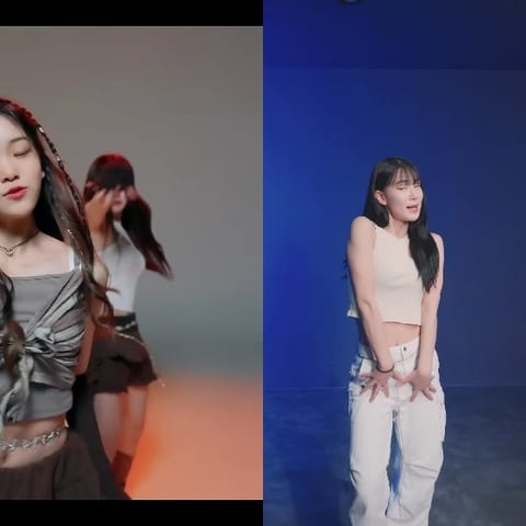 Dancing Women in Different Backgrounds