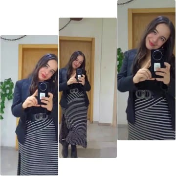 Mirror Selfie in Black Blazer