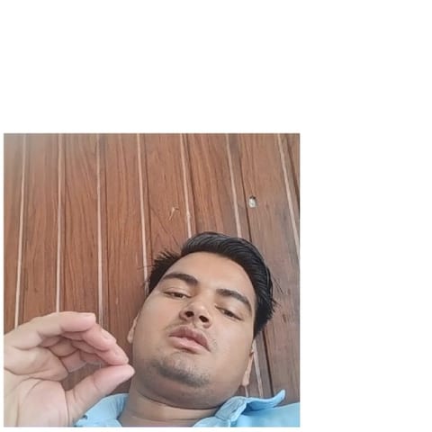 Man Gesturing on Wooden Surface