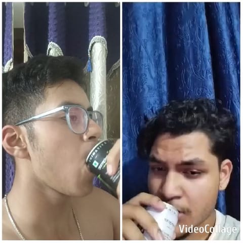 Drinking from Black and White Cans