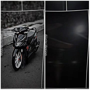 Motorcycle Parked on Road