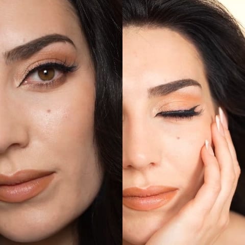 Close-Up of Woman's Face
