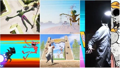 Animated Characters in Colorful Scenes